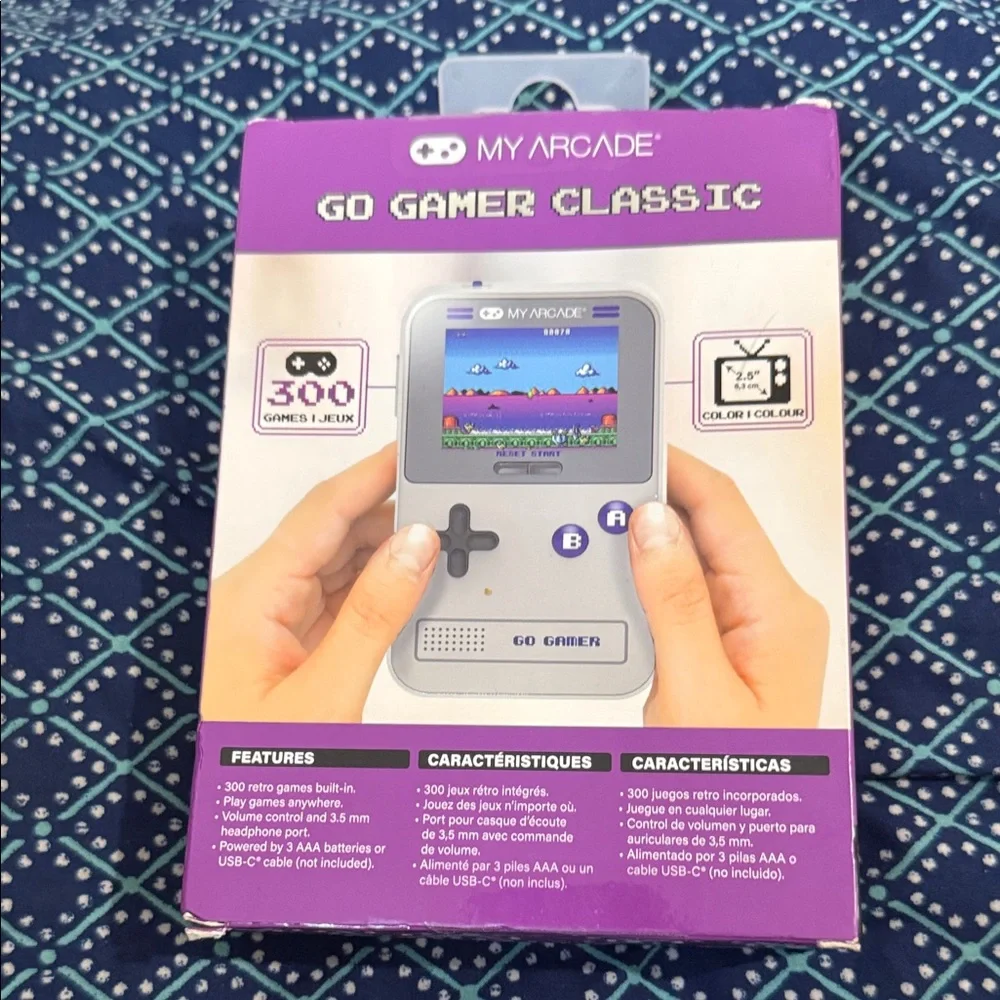Arcade My Arcade Portable Gaming System - White and Purple